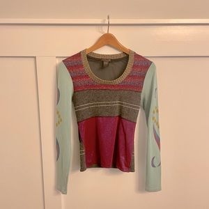 Custo Barcelona Top w/ sheer black back